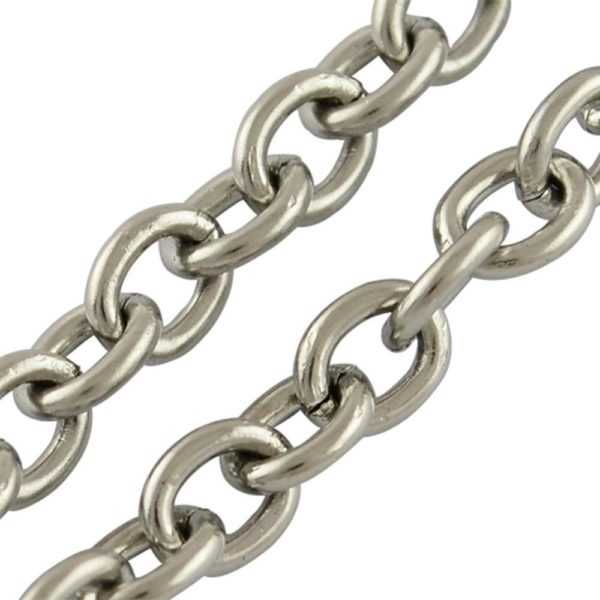 9m Heavy-Duty Black Carbon Steel Chain Link - 4mm Galvanized Welded For